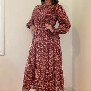 Floral Long Sleeve Dress